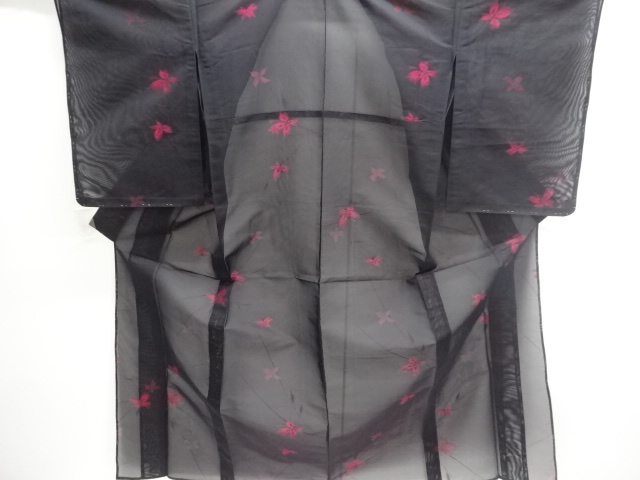 JAPANESE KIMONO / ANTIQUE TAISHO ROMANTIC KIMONO FOR SUMMER FLORAL PAT